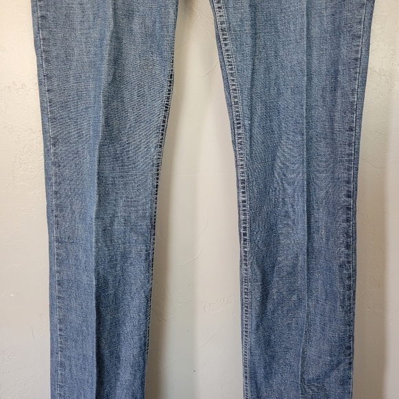 Tommy Jeans Vintage Jeans 4 Button Fly Sz 3 Light Wash No Back Pockets 90s Y2K - Picture 3 of 7